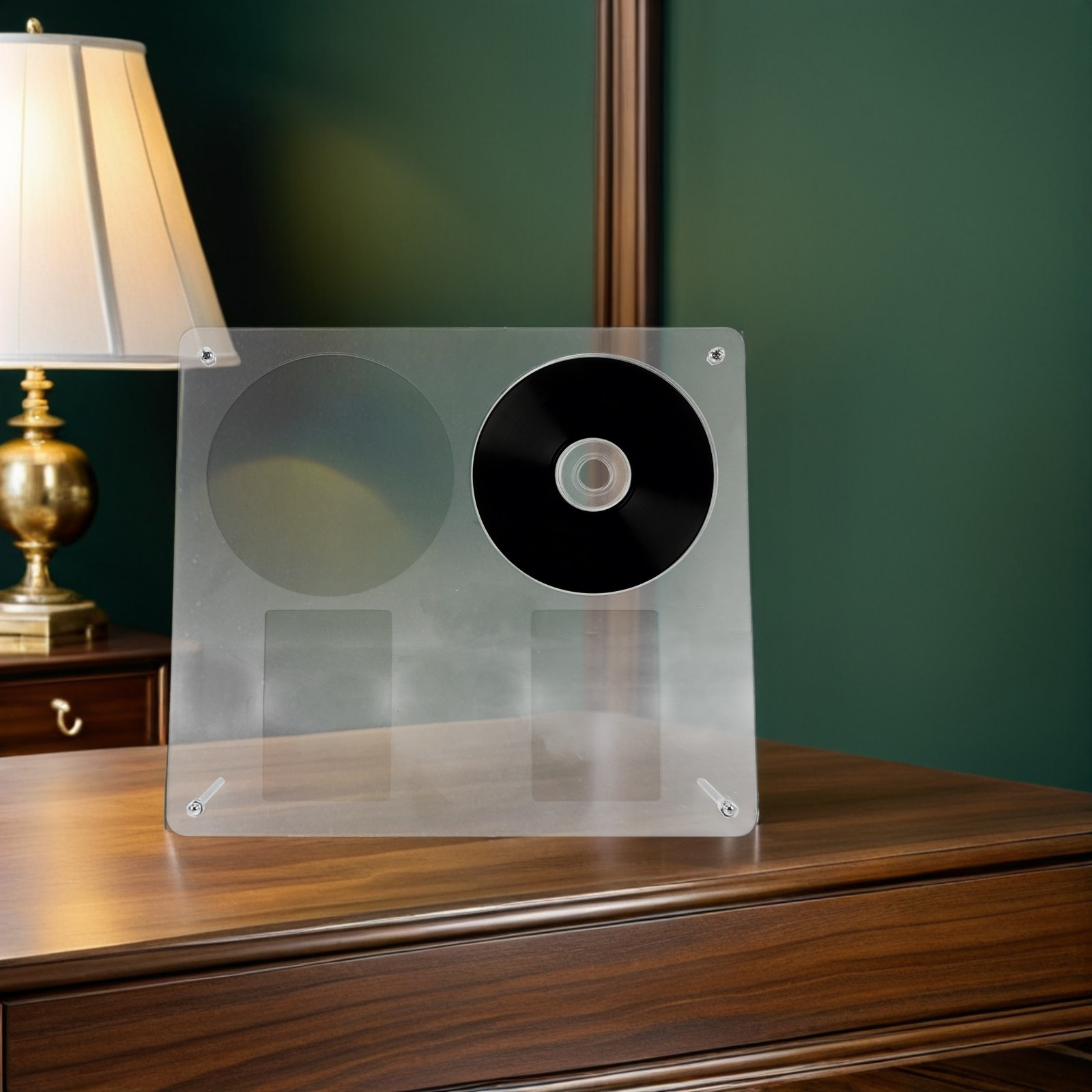 Display Case Acrylic - Şeffaf Akrilik CD Çerçeveli Sergileme Kutusu