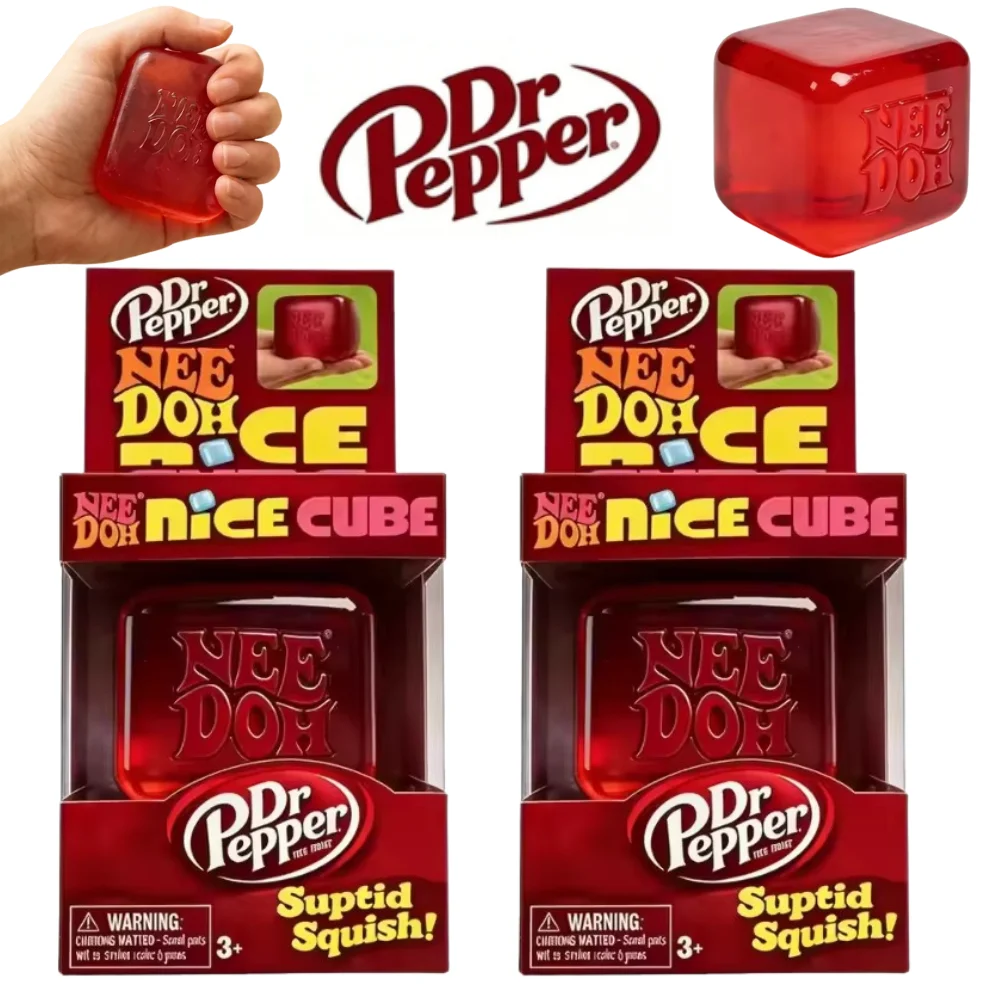 Fidget Cube Original - Dr Pepper X NeeDoh Nice Cube,